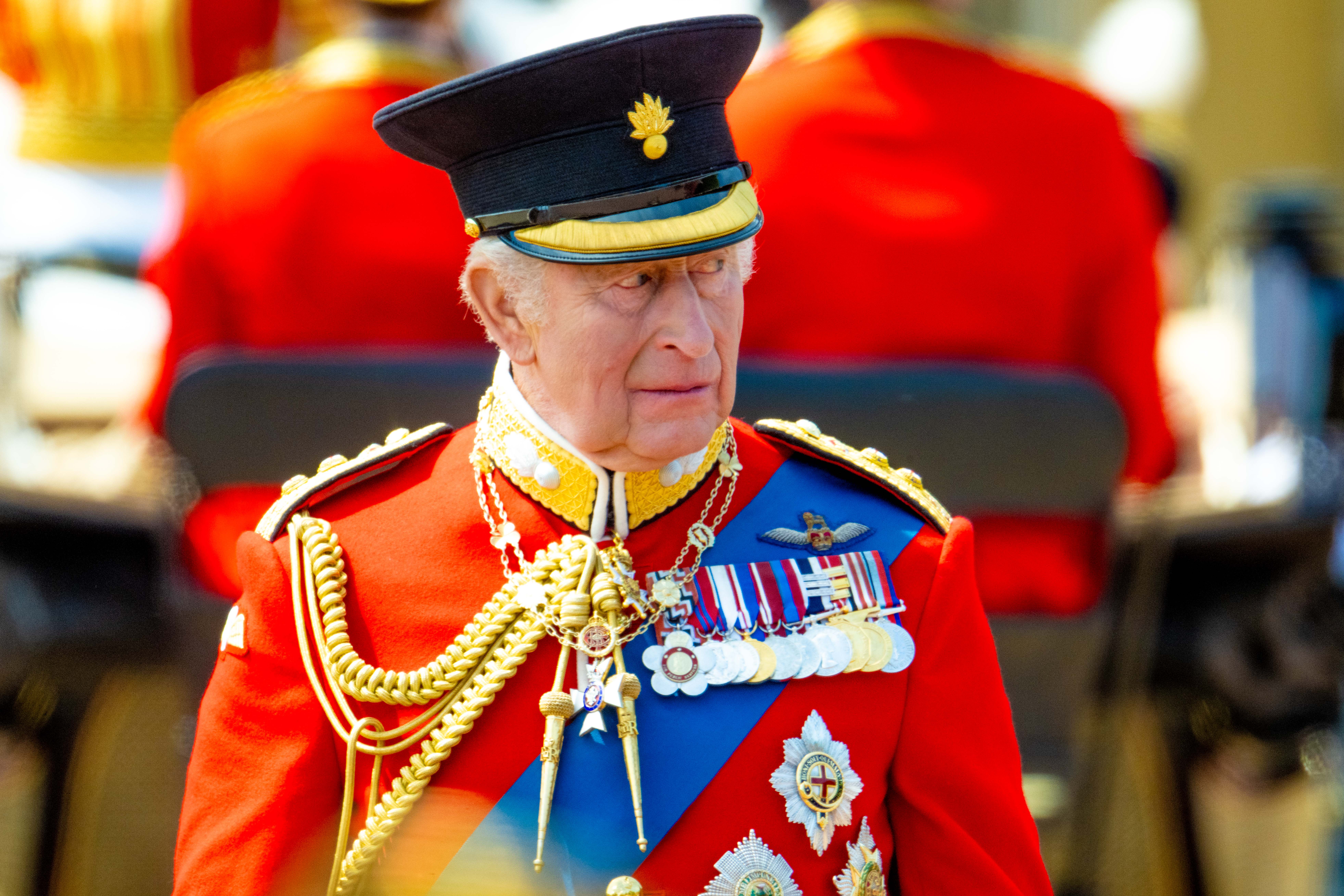 King Charles at Trooping the Colour