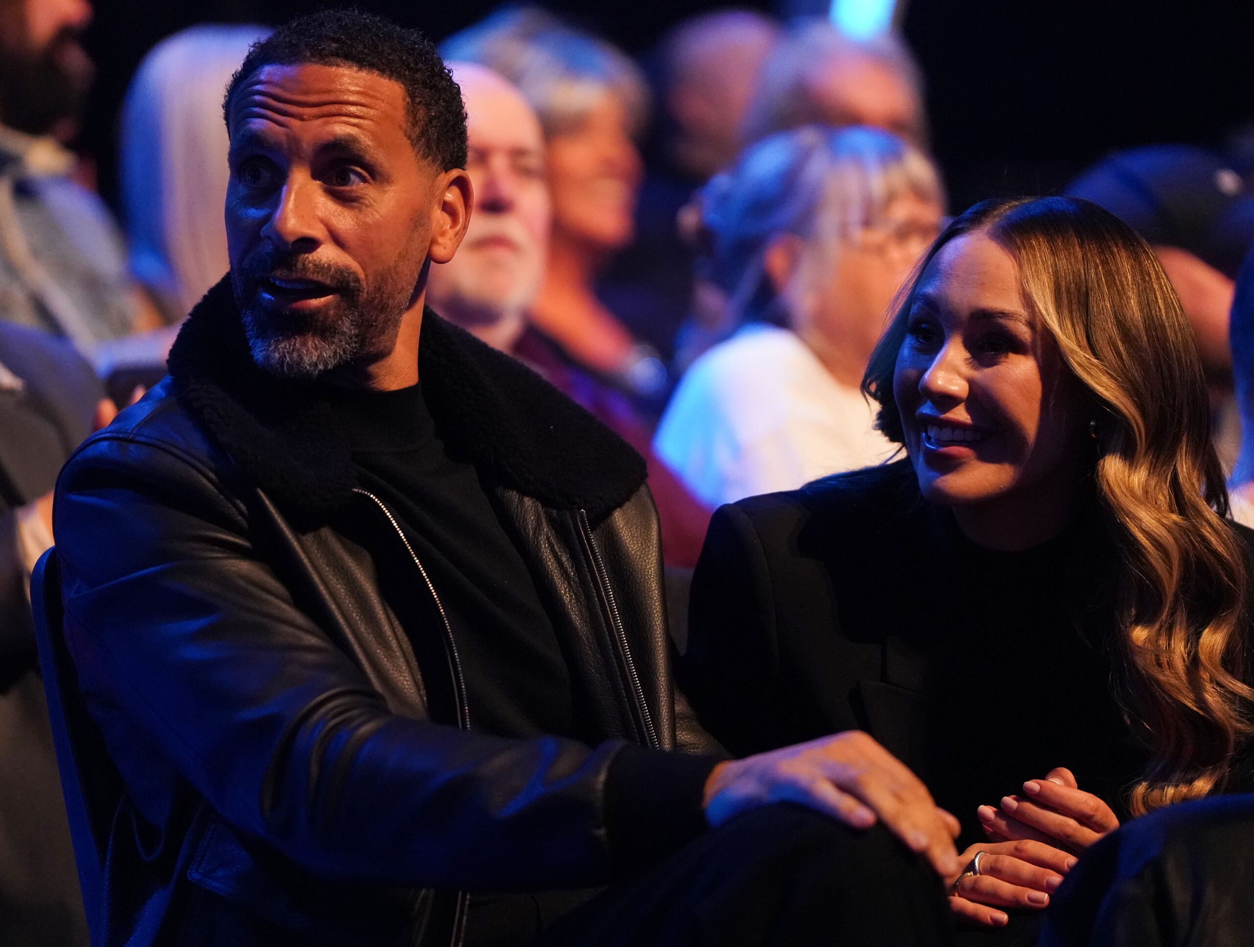 Rio and Kate Ferdinand on 'Dancing on Ice' TV Show, Series 17, Episode 1, Hertfordshire, UK - 12 Jan 2025