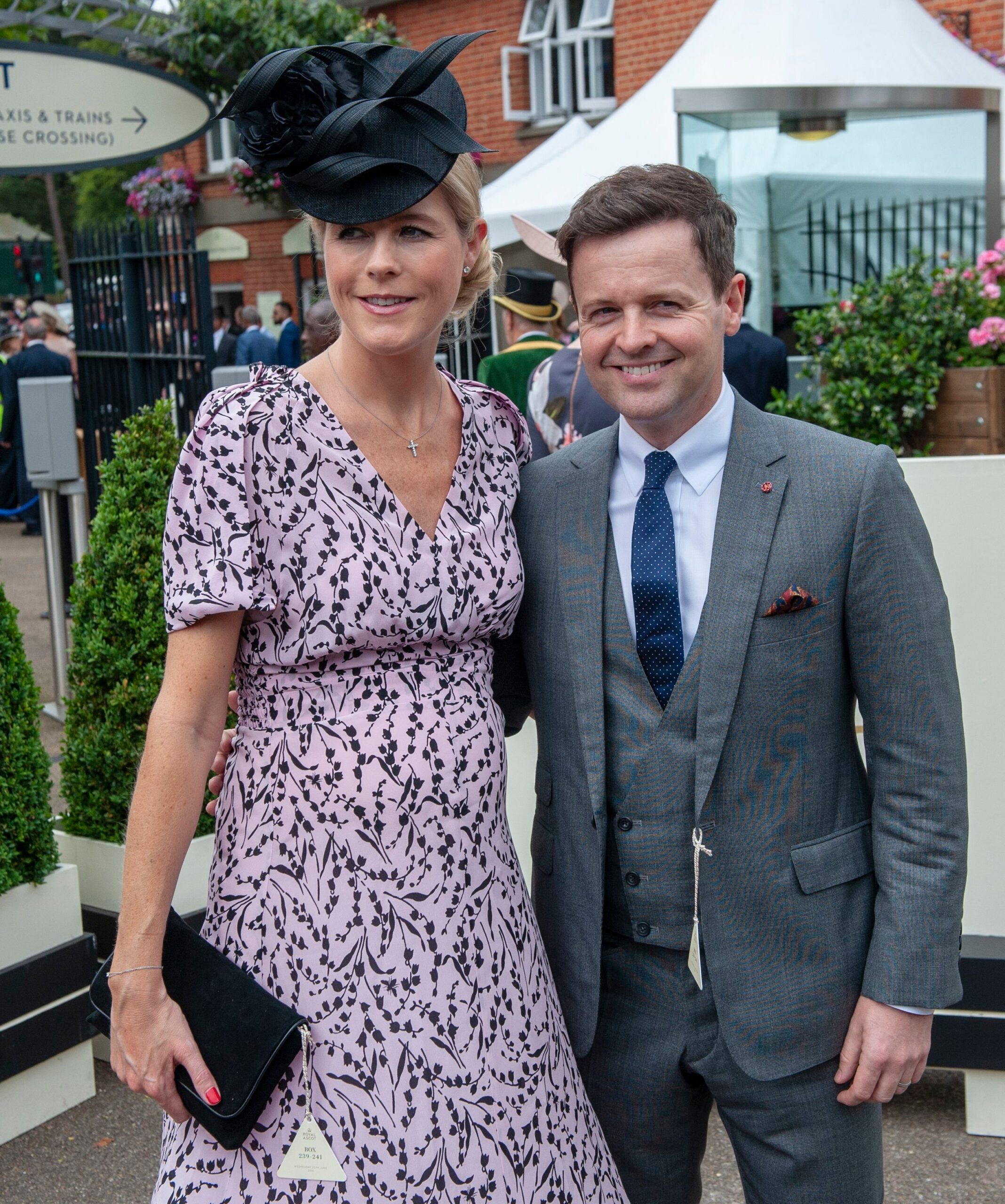 Declan Donnelly And His Pregnant Wife Ali Astall Arriving For Day 2 Of Royal Ascot