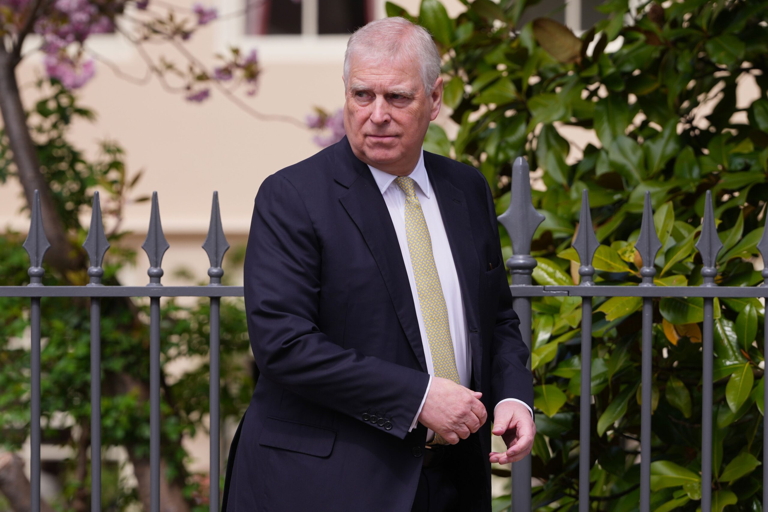 Andrew Mountbatten-Windsor at Easter Sunday Service