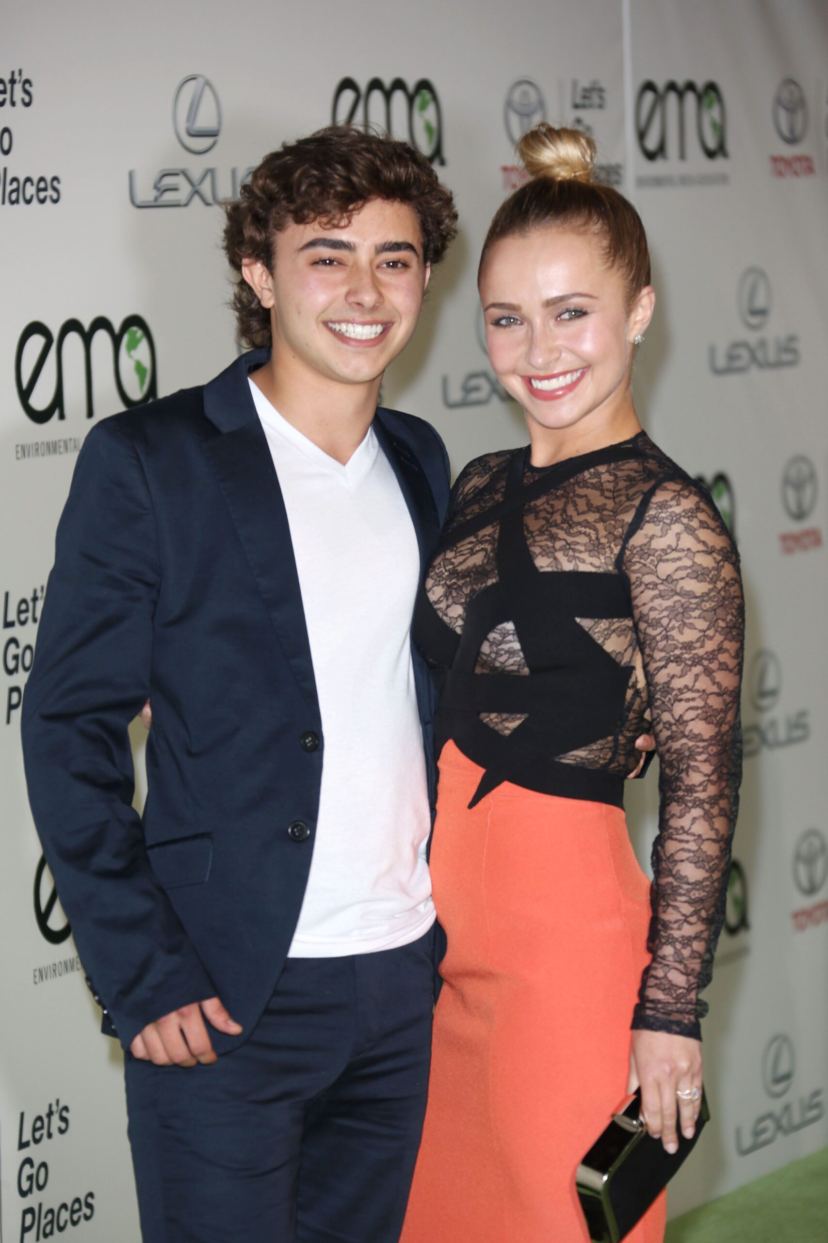 Hayden Panettiere and her brother at the Environmental Media Awards