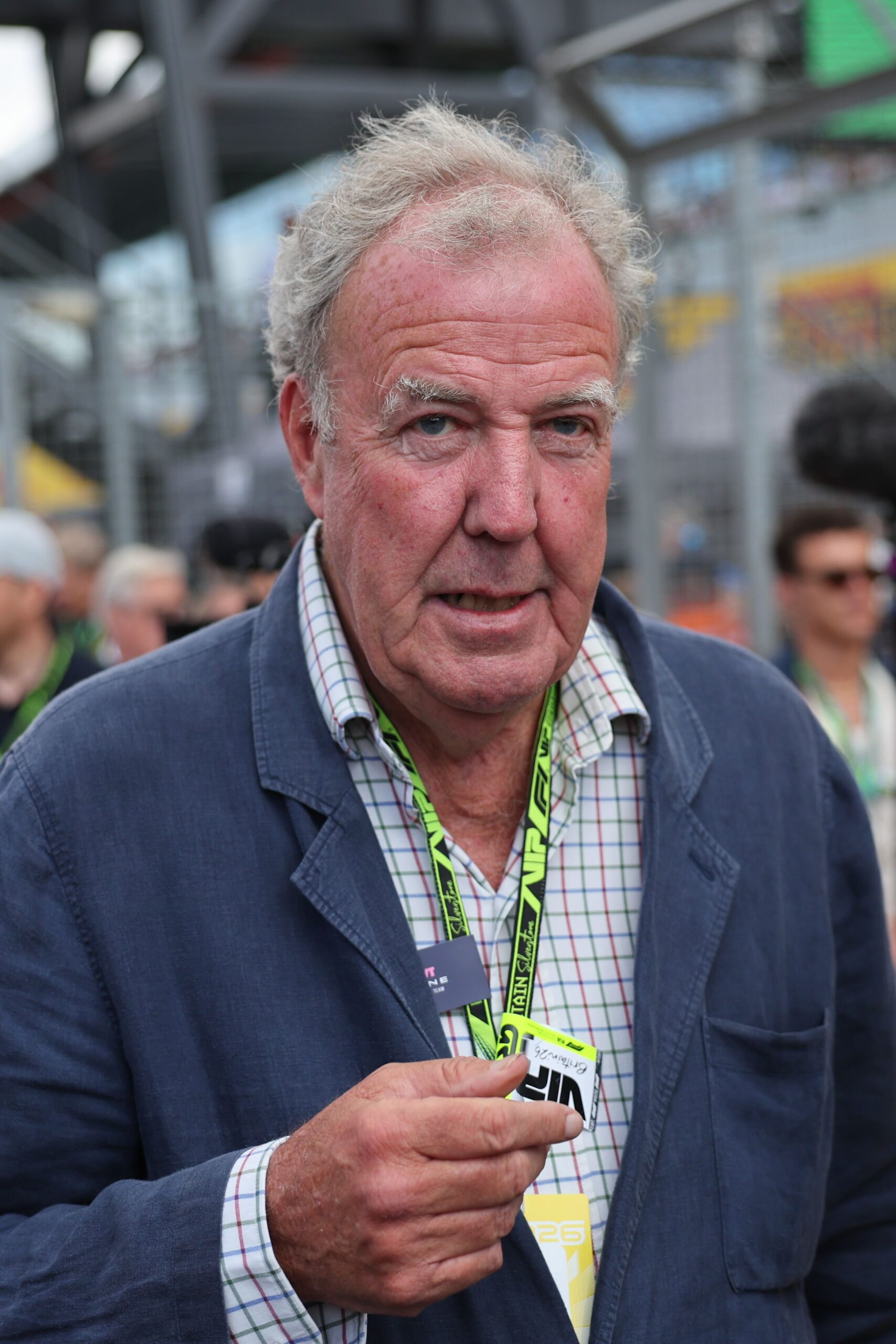 Jeremy Clarkson at the F1 British Grand Prix 2026
