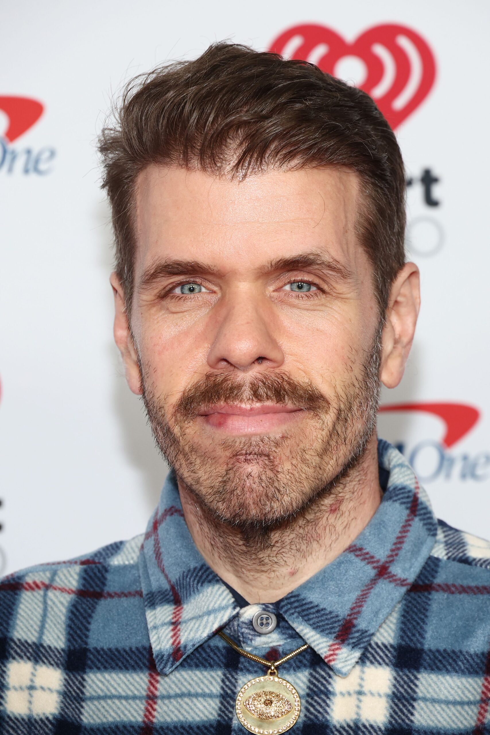 Perez Hilton with a serious expression
