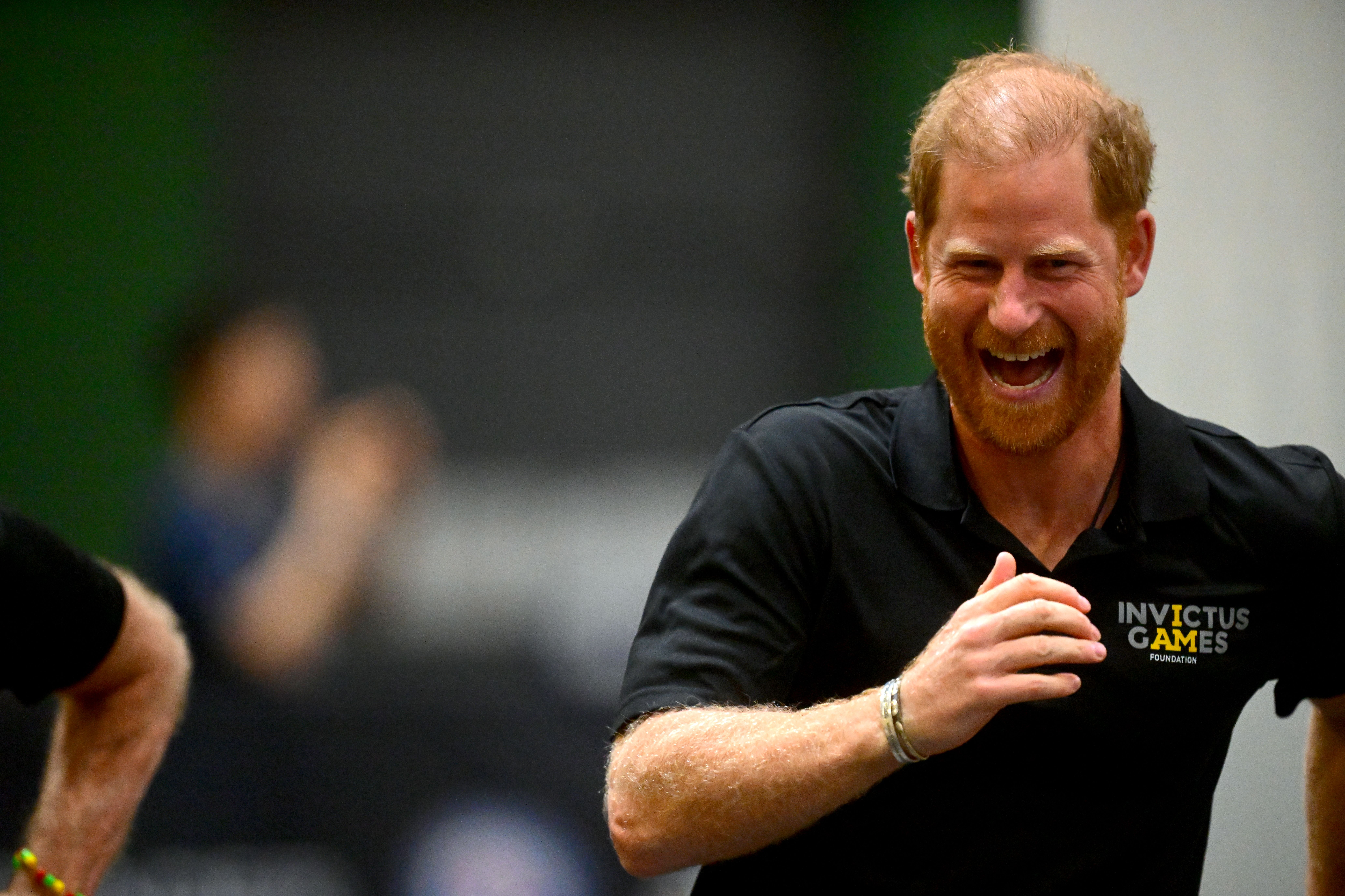 Prince Harry laughing at Invictus Games Birmingham 2027, One Year To Go Event, National Exhibition Centre, Birmingham, UK - 10 Jul 2026