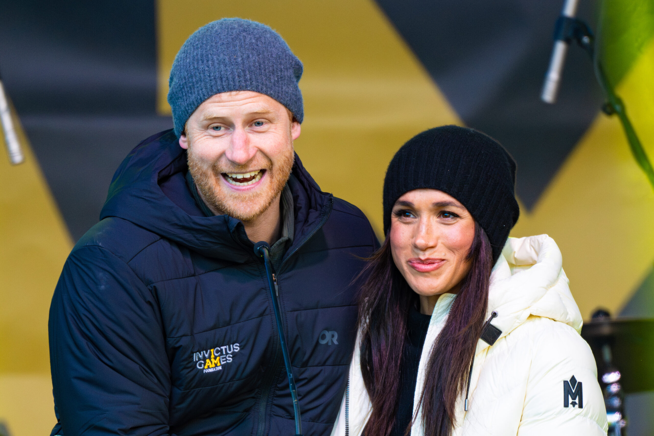 Prince Harry and Meghan Markle at the Invictus Games in Vancouver 