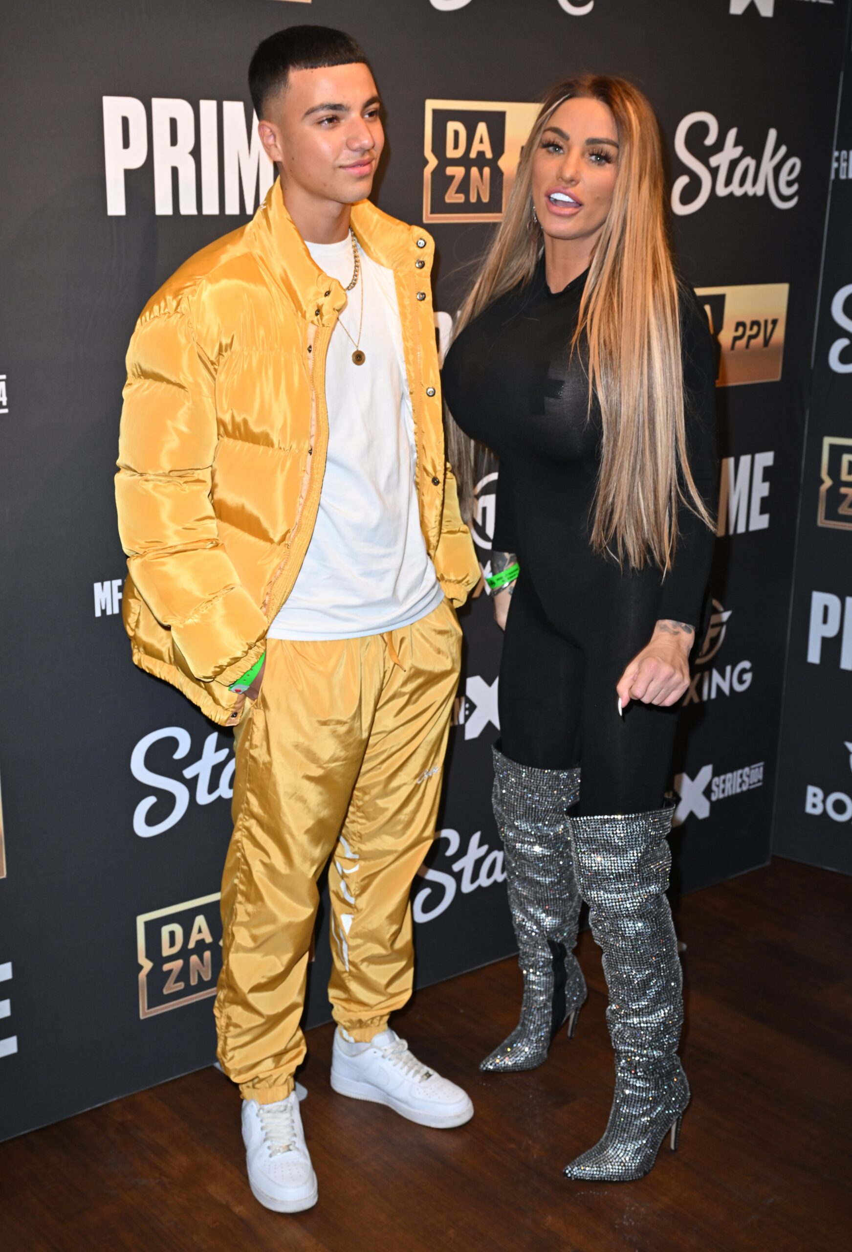 Katie Price and Junior Andre