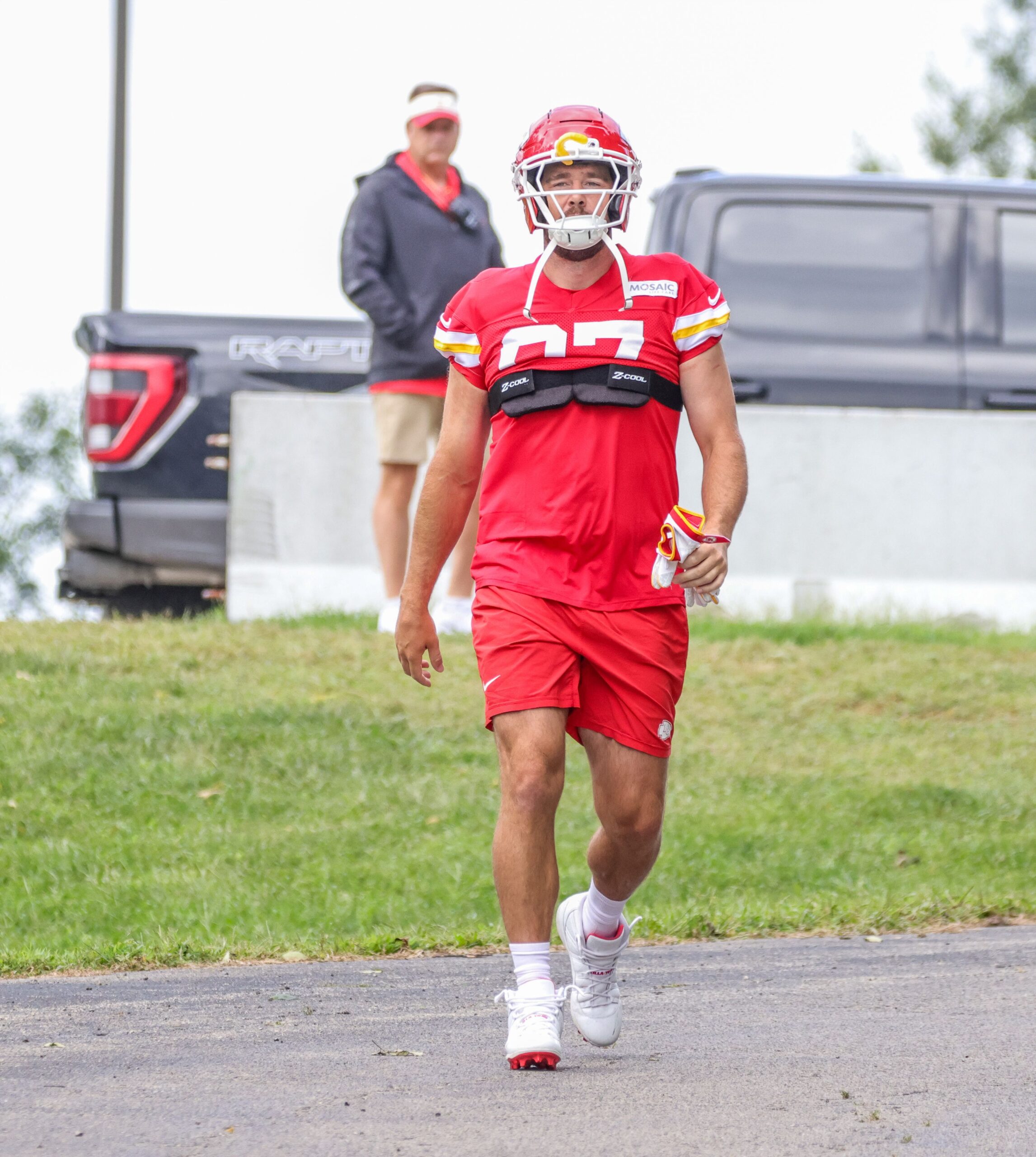 Travis Kelce at NFL Chiefs Training Camp