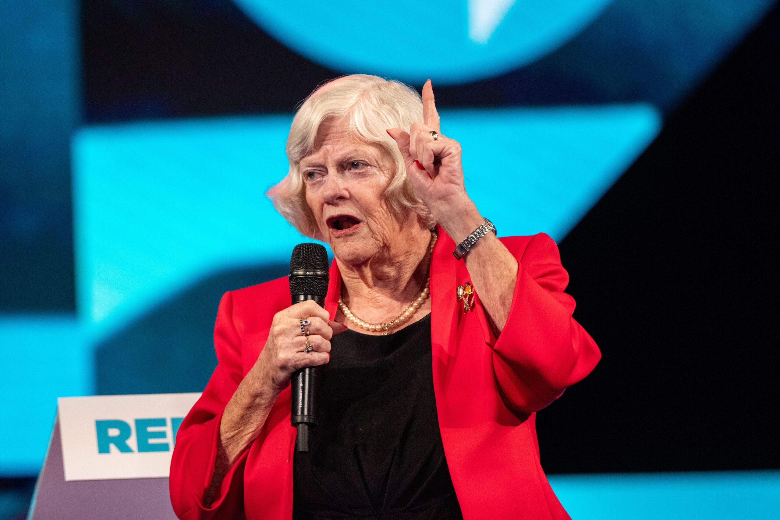 Ann Widdecombe at the Reform UK 2024 National Conference