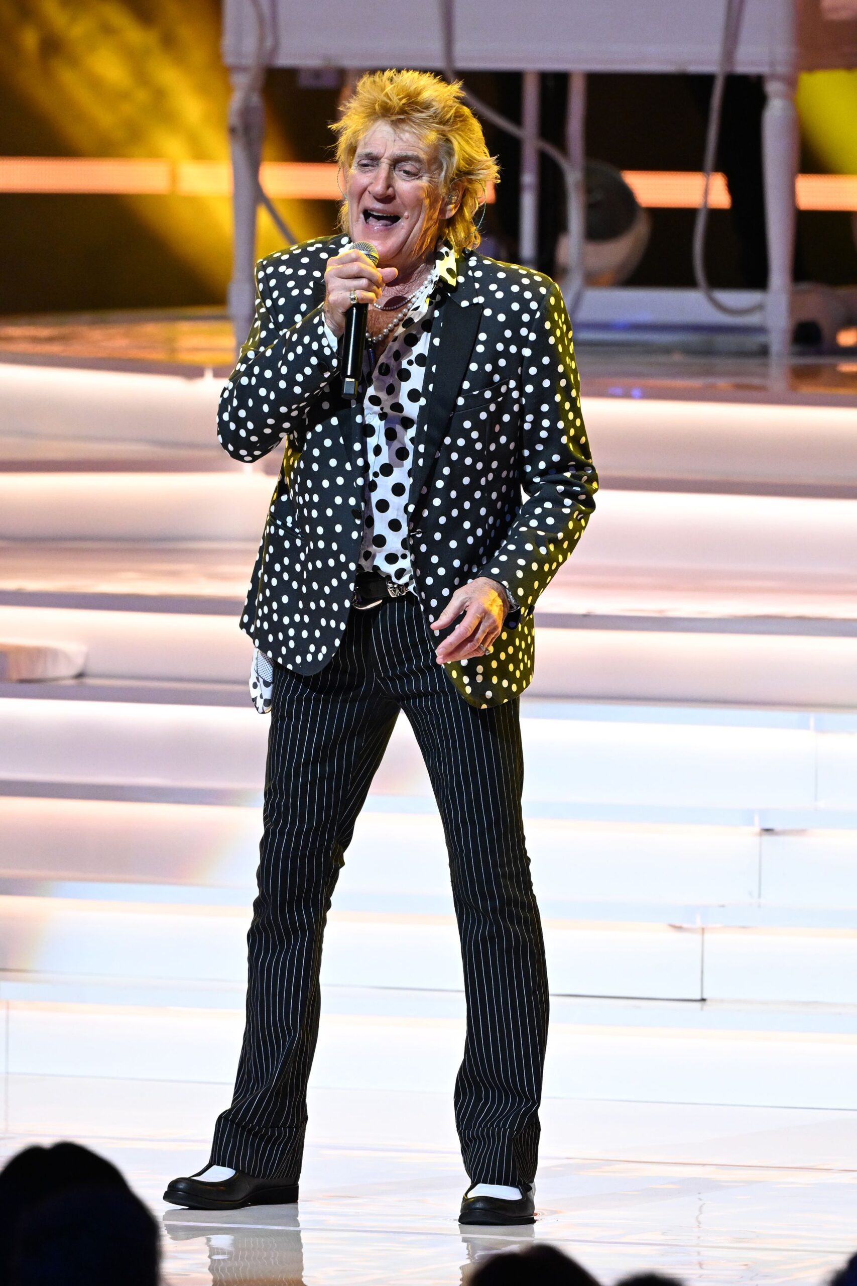 Rod Stewart in concert on the 'One Last Time' Tour 