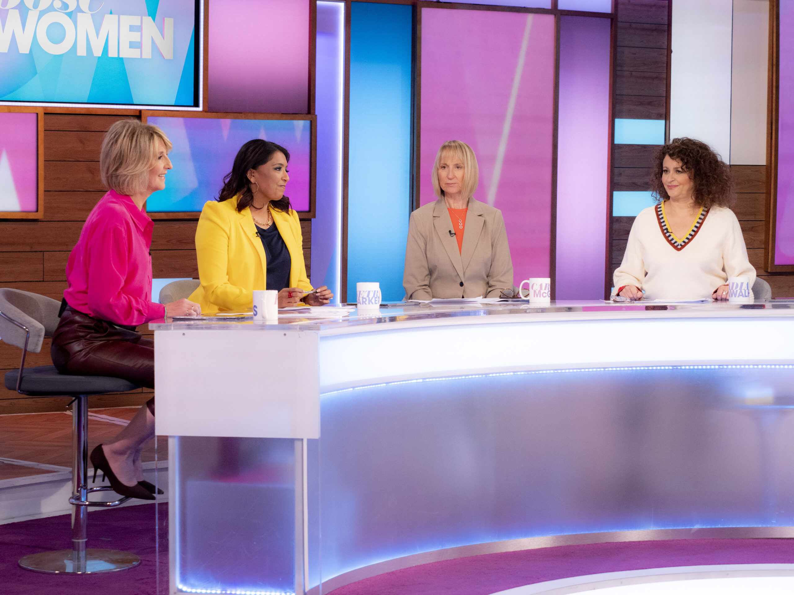 Carol McGiffin on Loose Women with co-stars