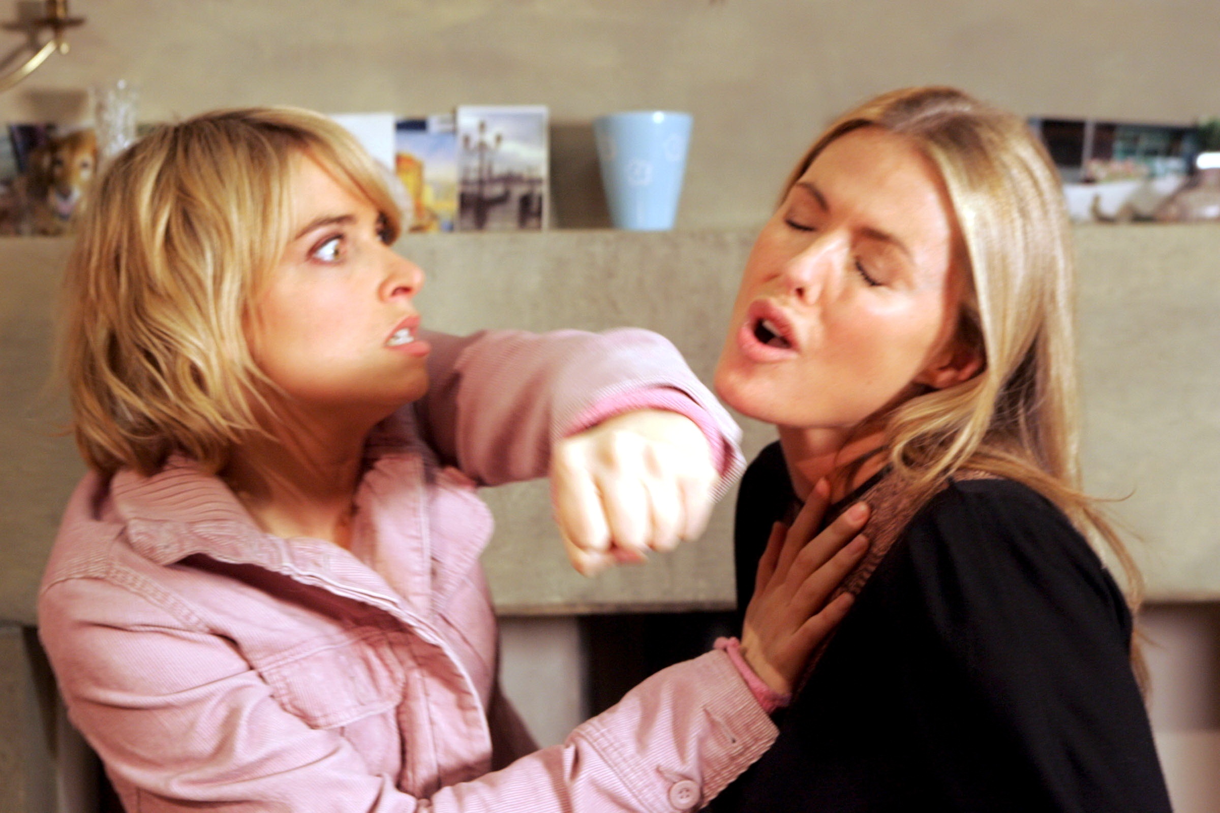 Charity and Sadie did not get on in Emmerdale (Credit: ITV/Shutterstock)