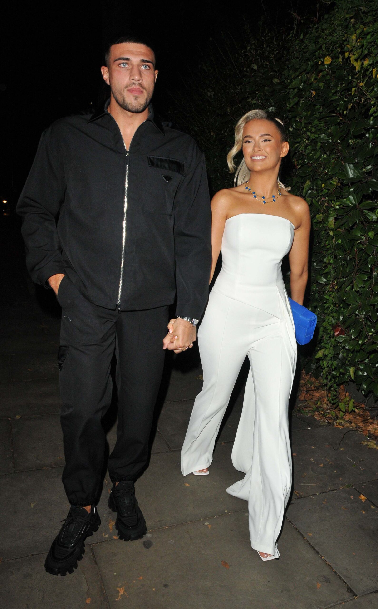 Tommy Fury and Molly-Mae Hague walking together