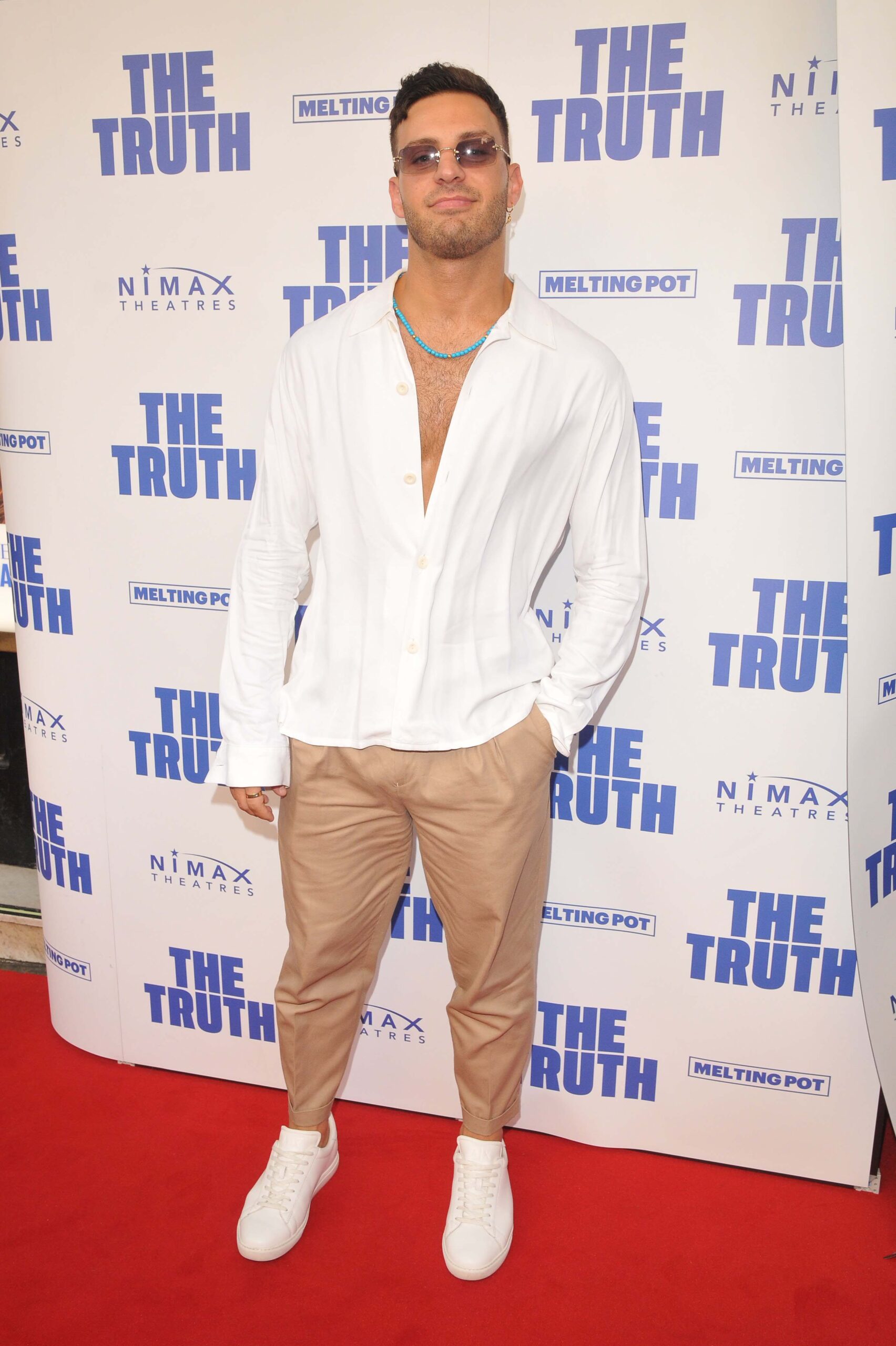 Strictly star Vito Coppola at 'The Truth' play press night