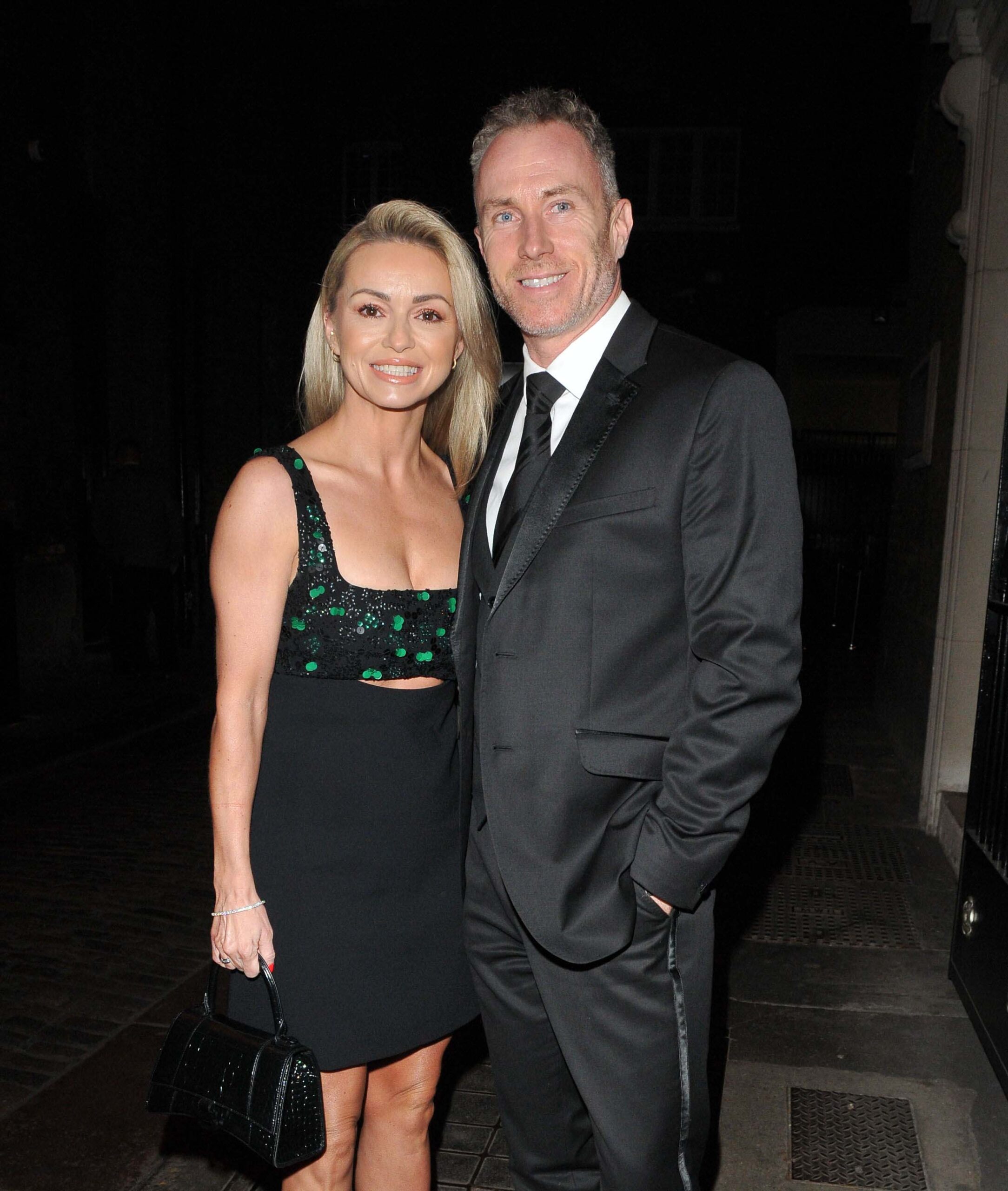 Ola and James Jordan smiling 