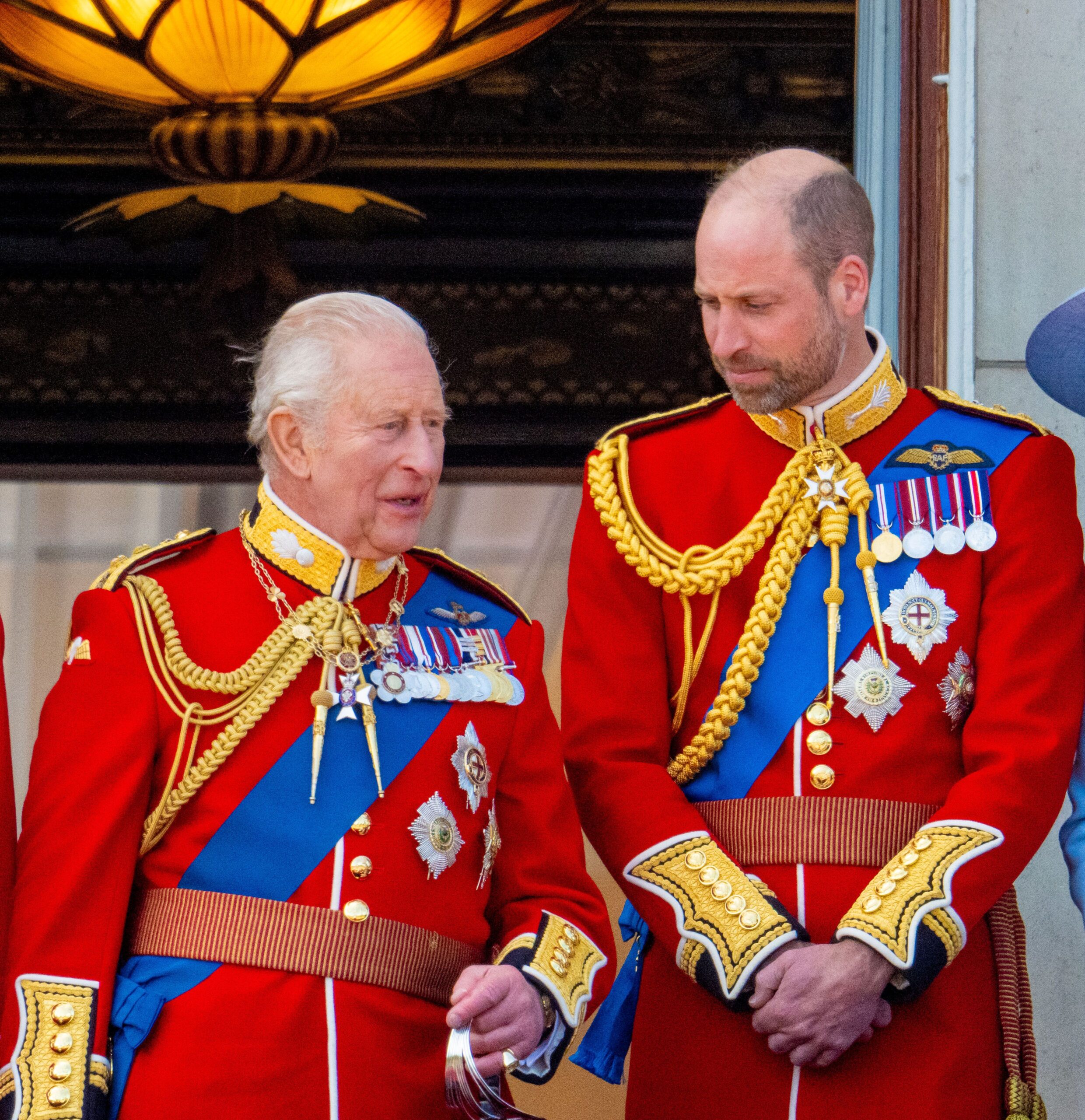 King Charles and Prince Harry at Trooping the Colour