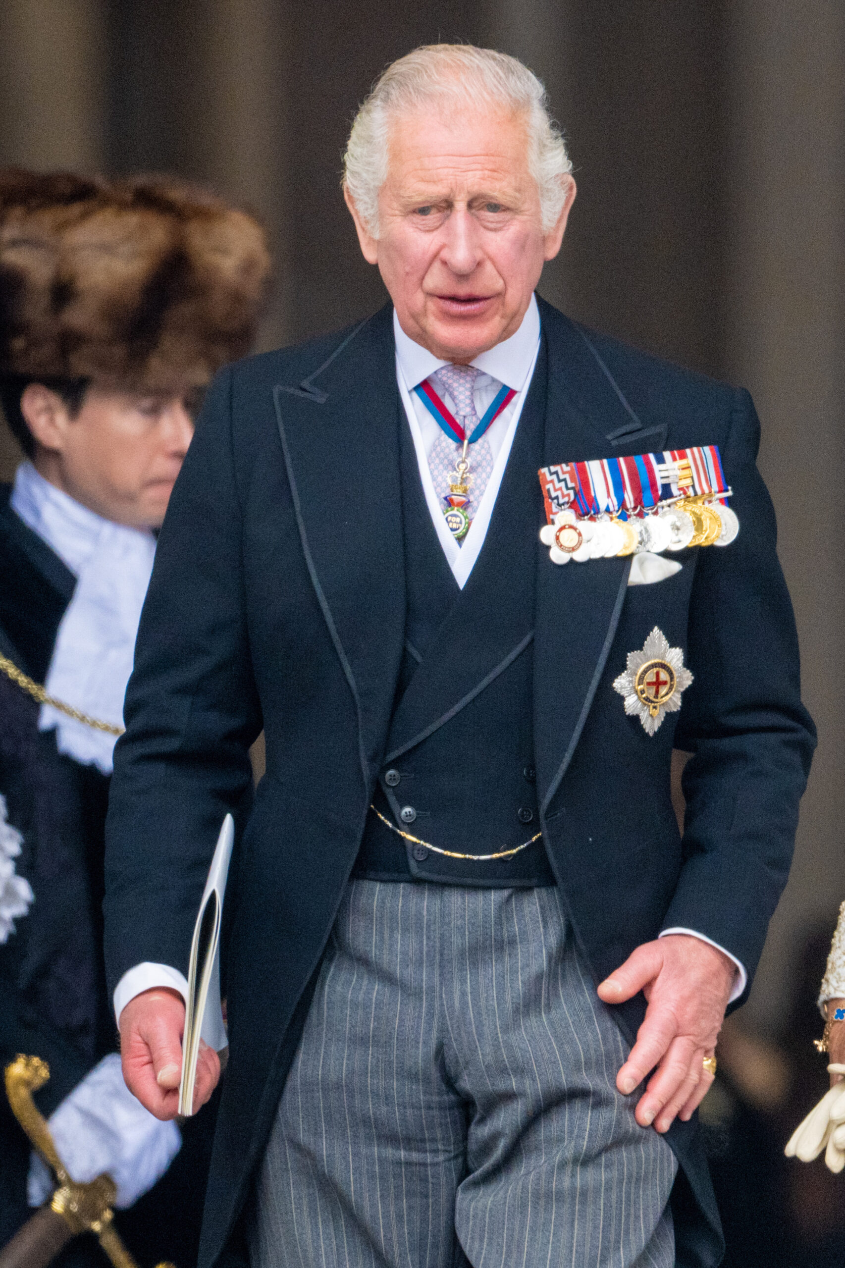 King Charles at service