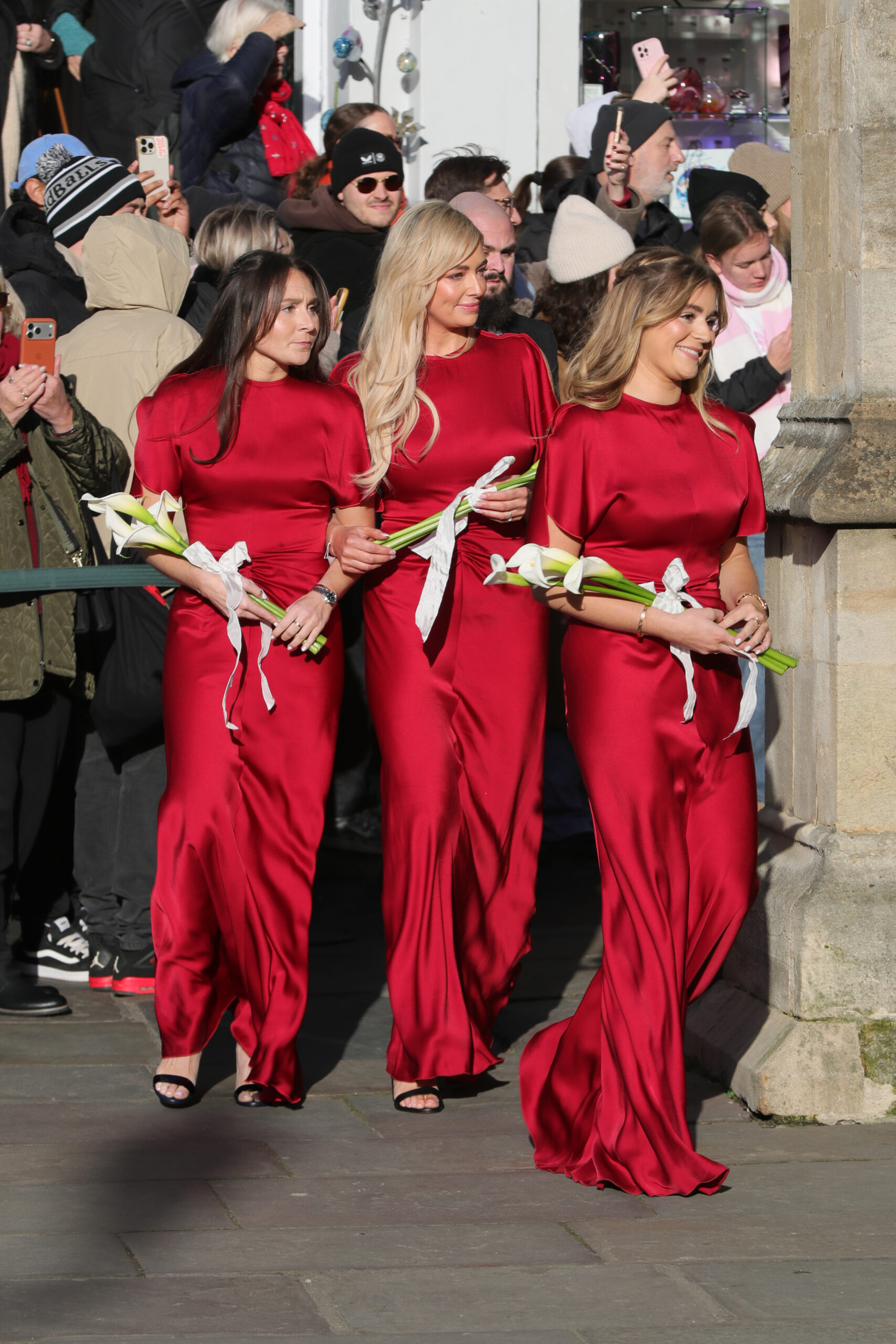 Bethany and Tilly Ramsay as bridesmaids at Adam and Holly's wedding