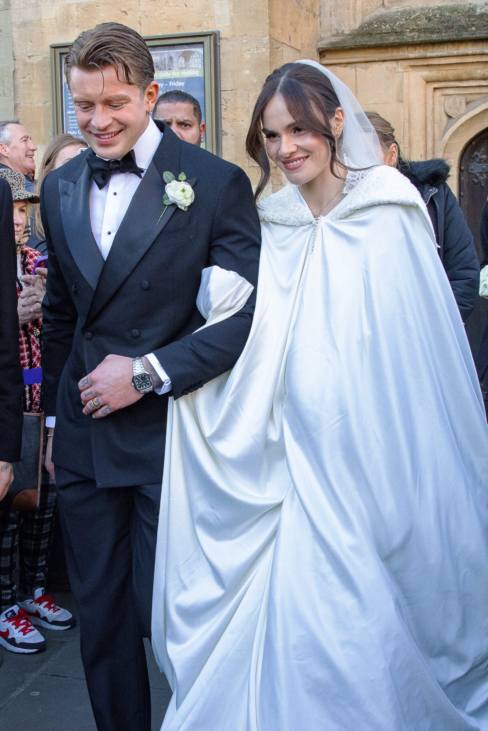 Adam Peaty and Holly Ramsay on their wedding day
