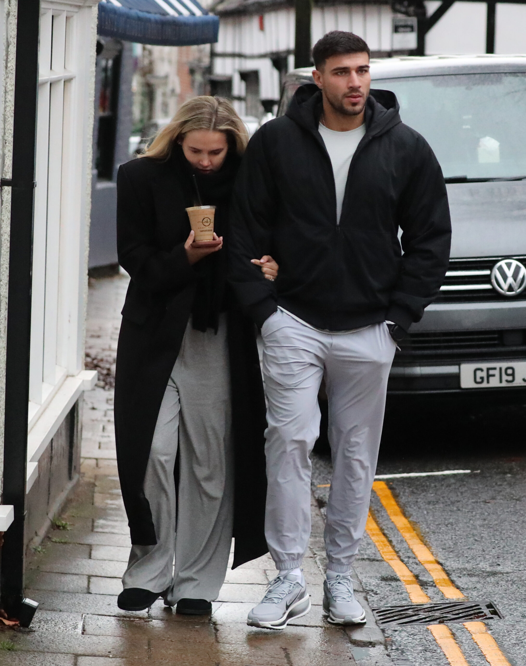 Molly-Mae Hague and Tommy Fury walking