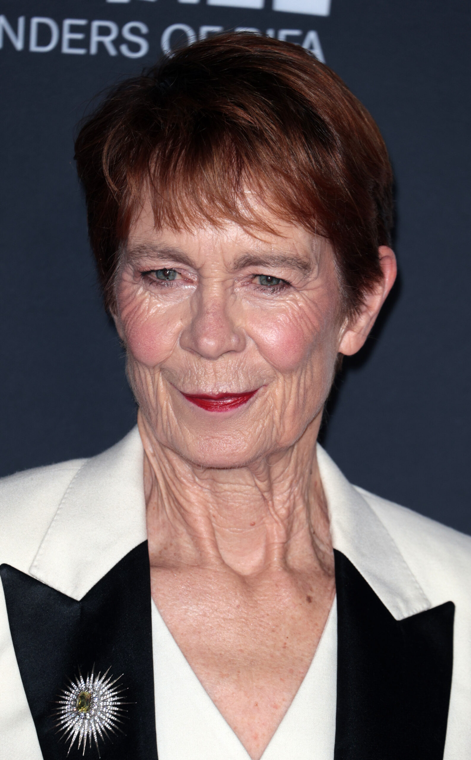 Celia Imrie on the red carpet 