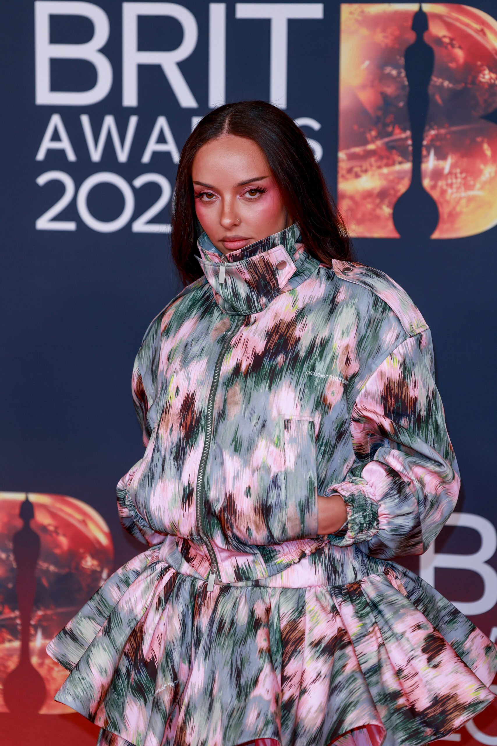 Jade Thirlwall wears a baggy outfit