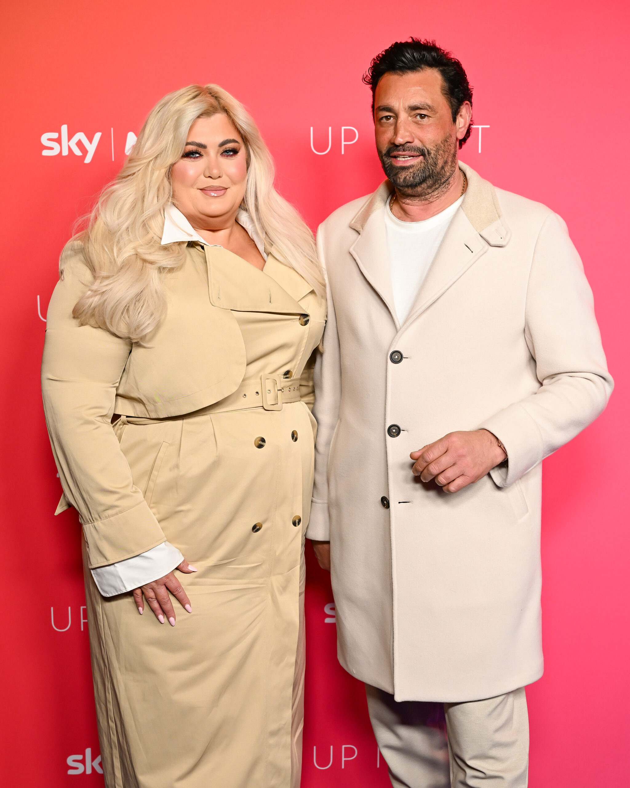 Gemma Collins and Rami Hawash on the red carpet