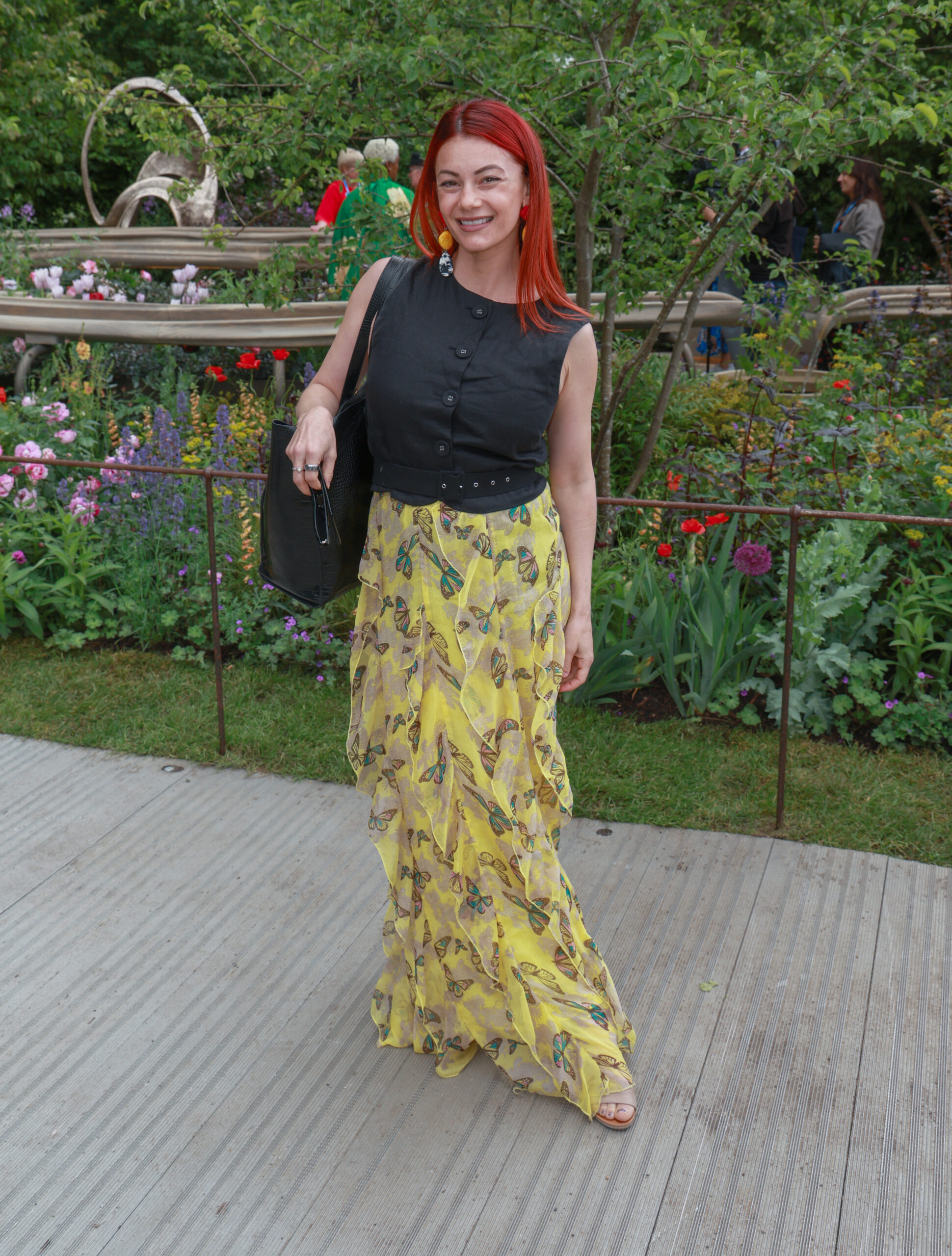 Dianne Buswell at Chelsea Flower Show