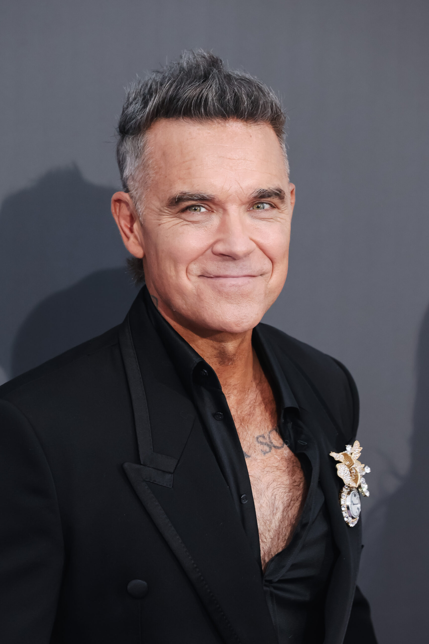 Robbie Williams smiling