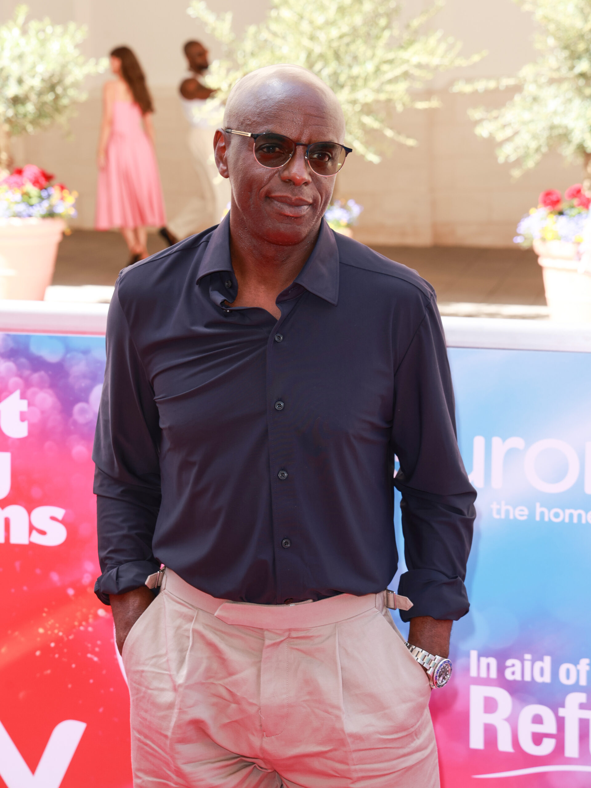 Trevor Nelson wearing sunglasses 