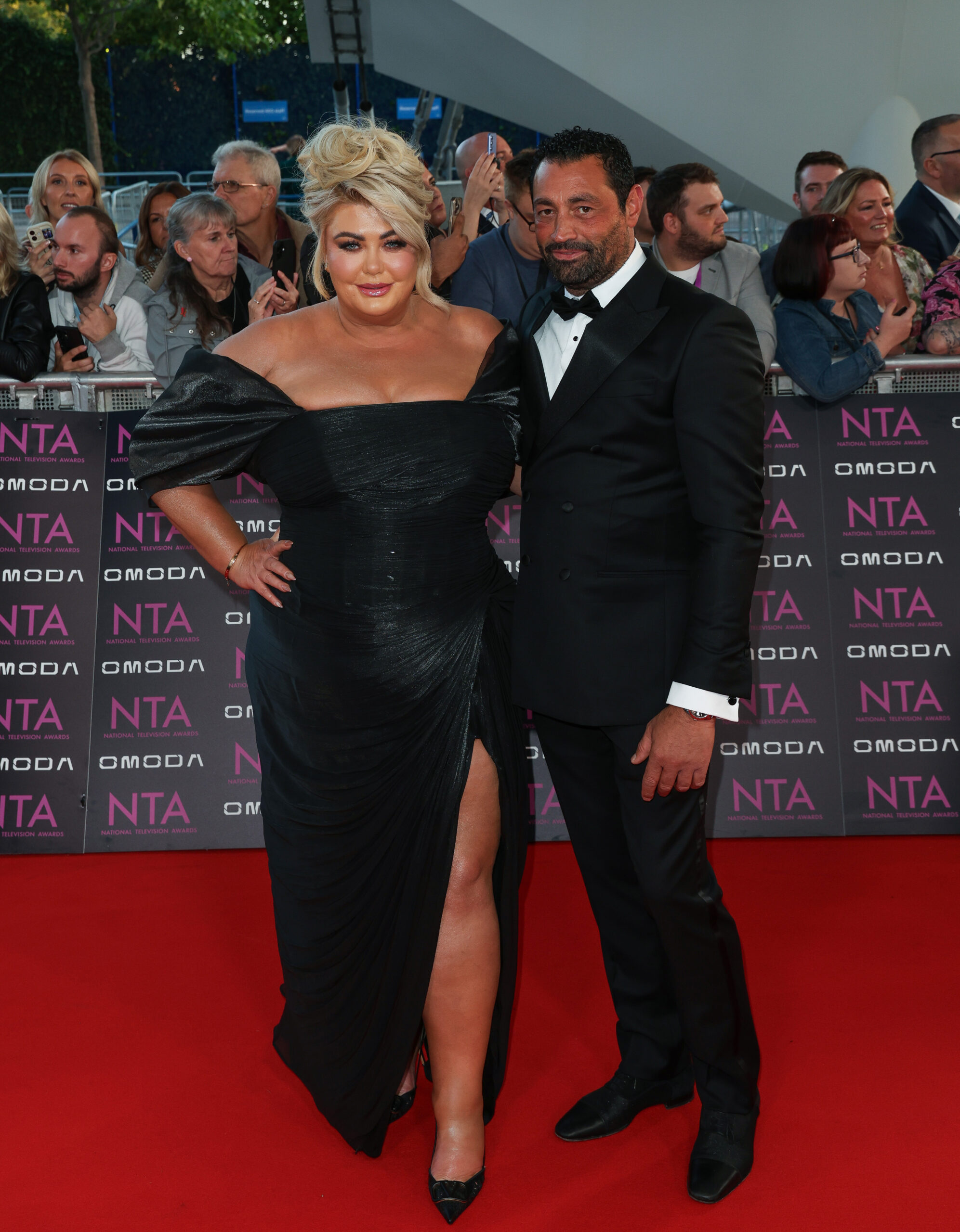 Gemma Collins and Rami Hawash on the NTAs red carpet 