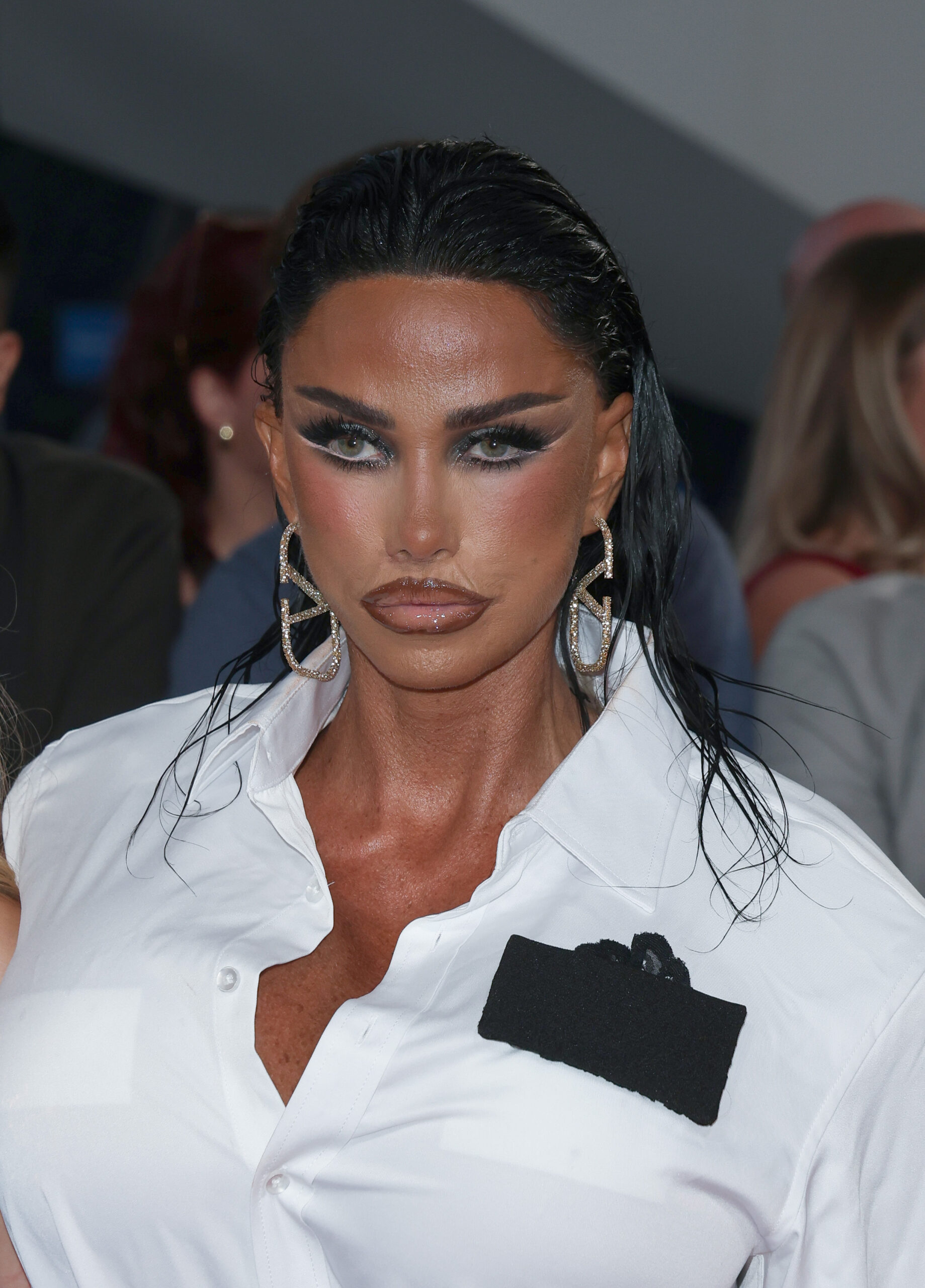 Katie Price on the NTAs red carpet