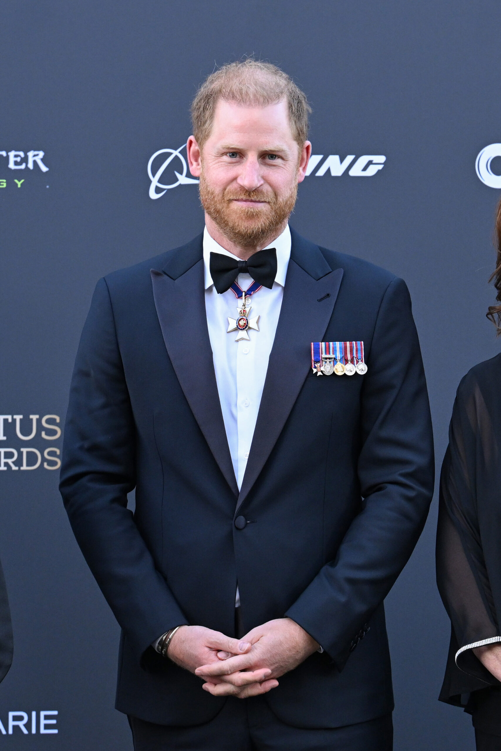 Prince Harry smiling at The Inaugural Invictus Spirit Awards
