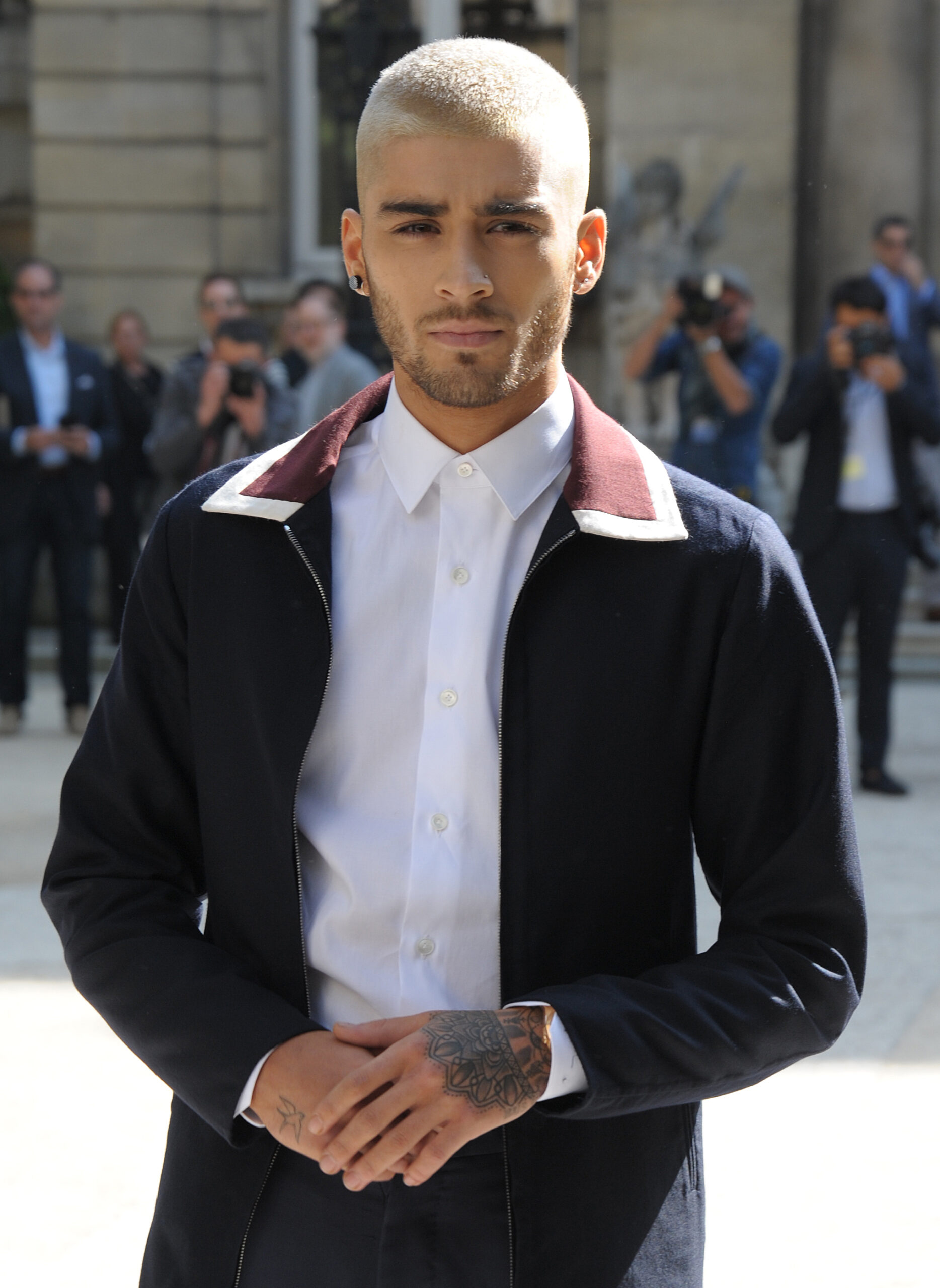 Zayn Malik looking in front
