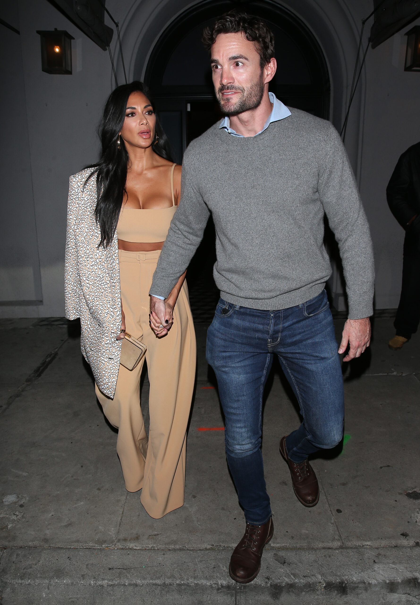 Nicole Scherzinger and Thom Evans on date night