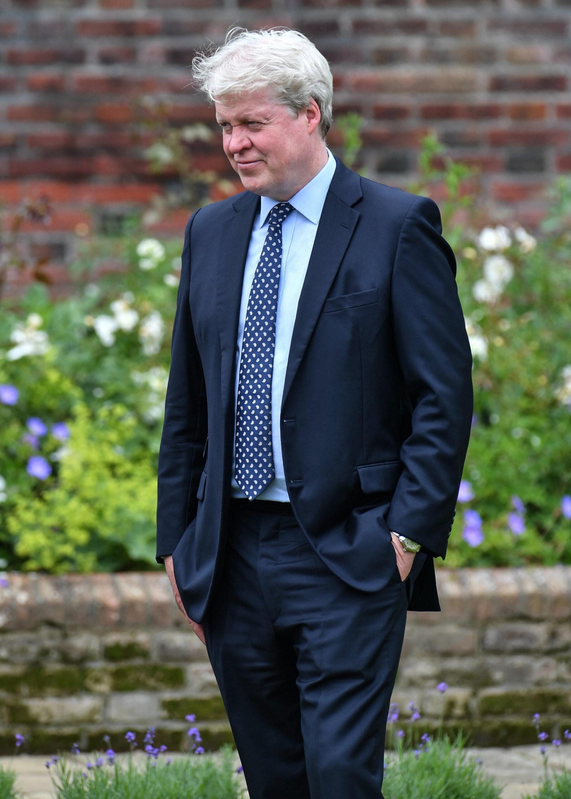 Earl Spencer at unveiling of Diana statue