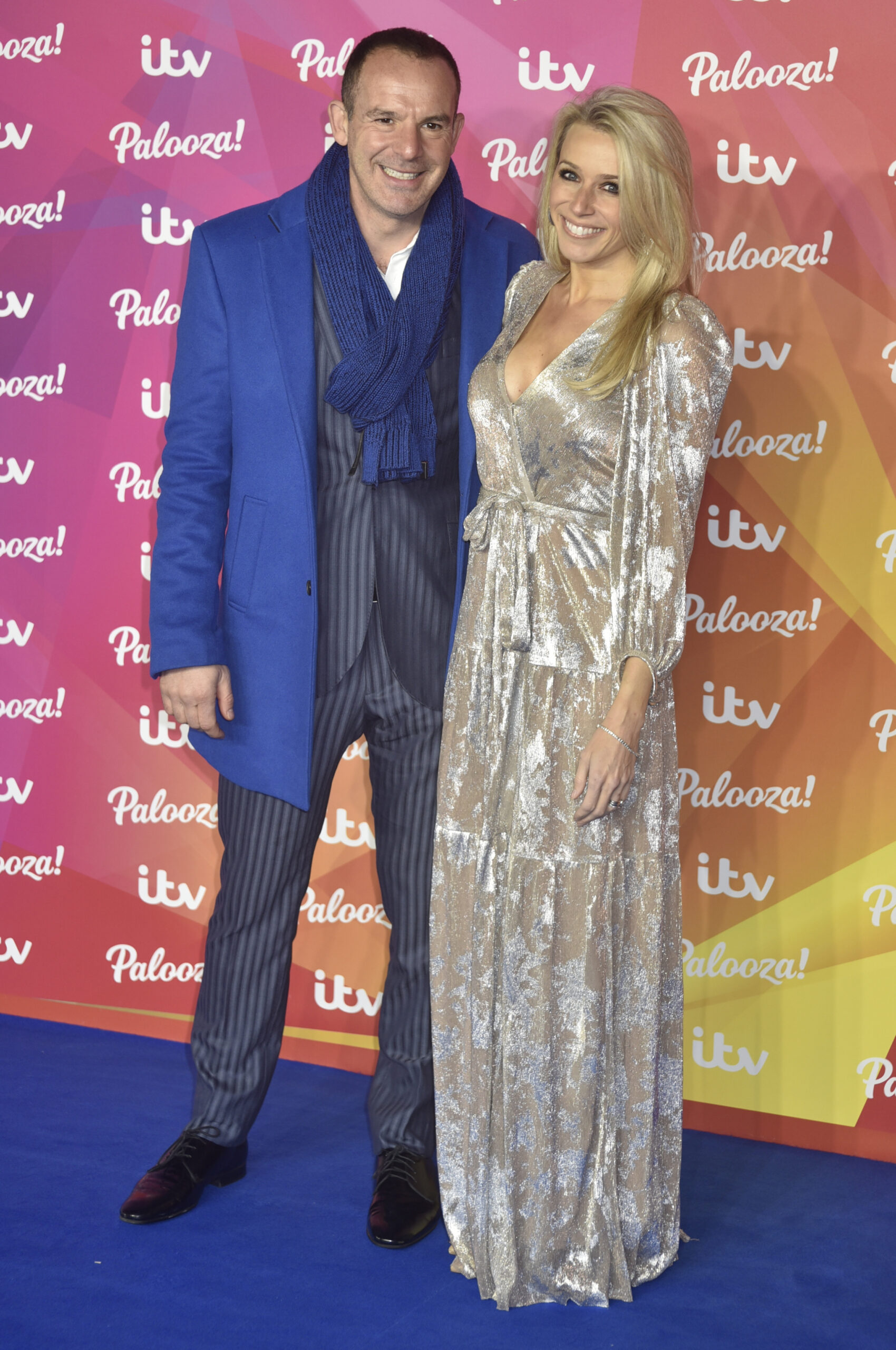 Martin Lewis and Lara Lewington on the red carpet 