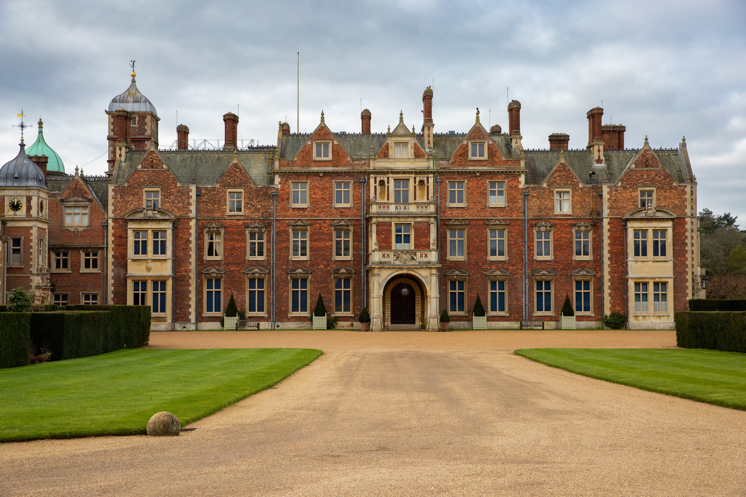 Outside of Sandringham House