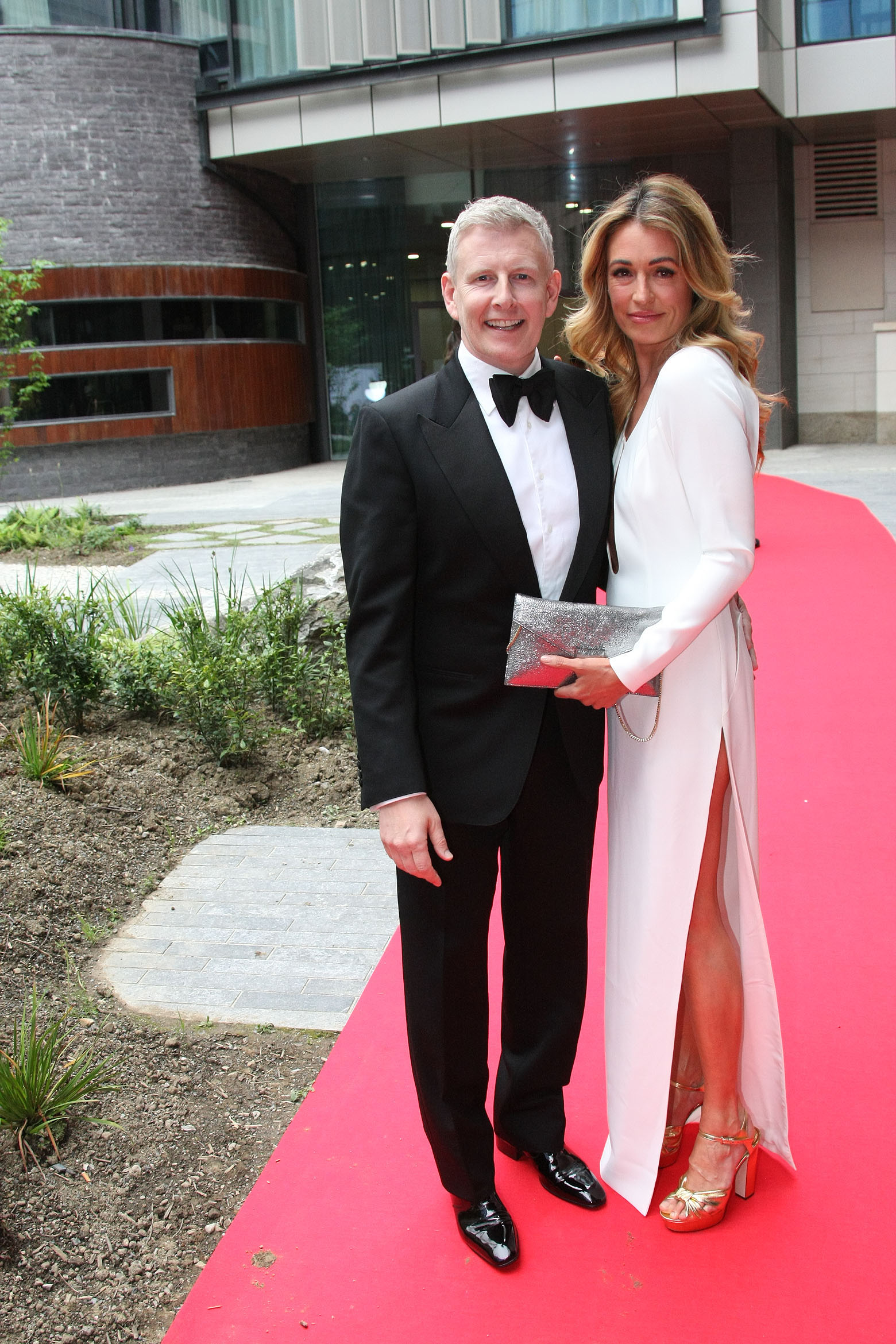 Cat Deeley and Patrick Kielty smiling
