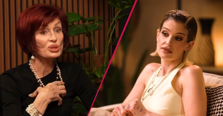 ED split pic: Sharon Osbourne / Kelly Osbourne on podcasts