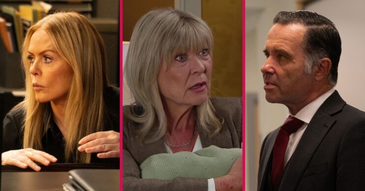 Emmerdale split pic (Credit: ITV/compED)