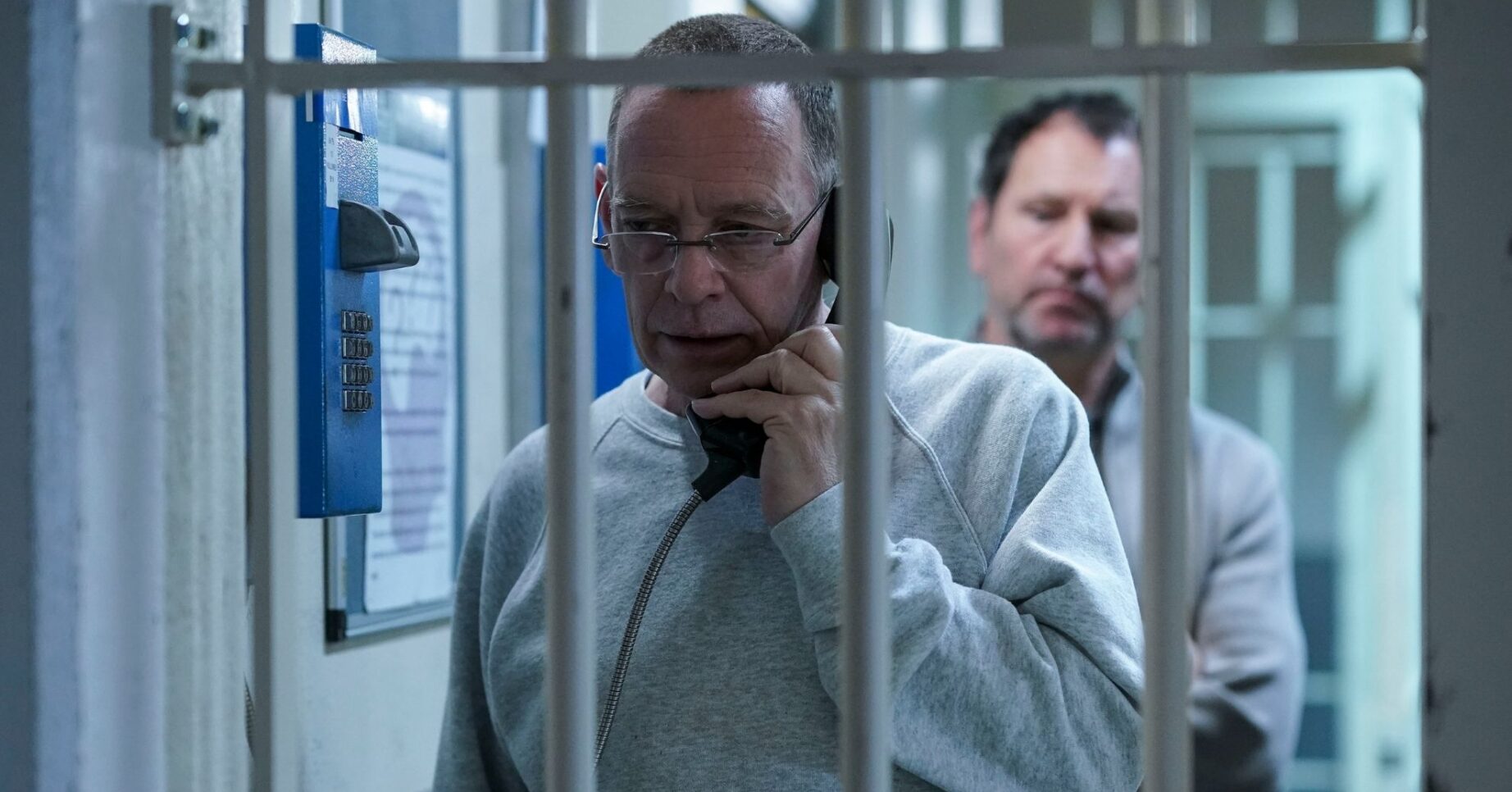 Ian behind bars in EastEnders (Credit: BBC)