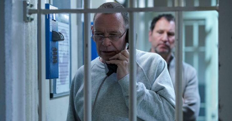 Ian behind bars in EastEnders (Credit: BBC)