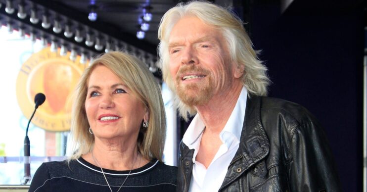 Richard Branson and wife Lady Joan Branson