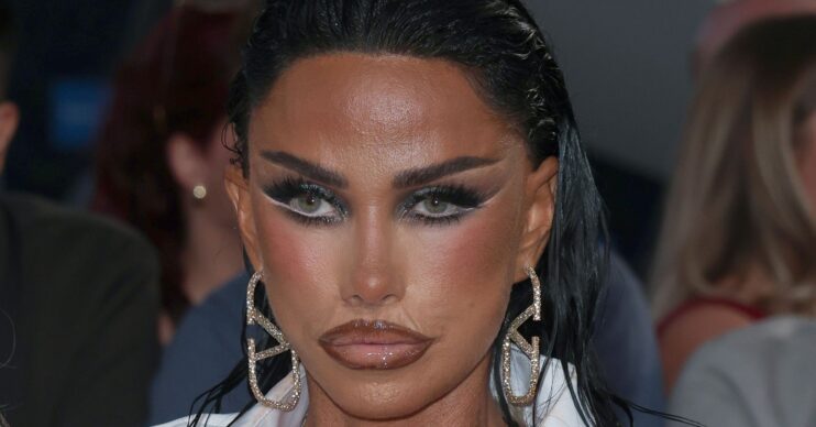 Katie Price on the NTAs red carpet
