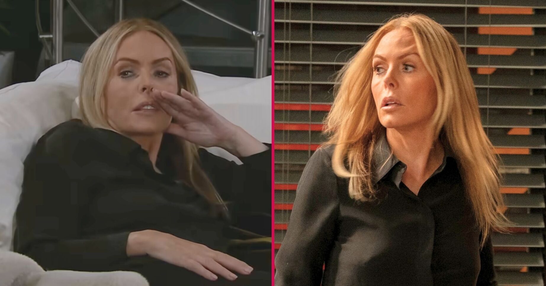 Sadie split image in Emmerdale (Credit: ITV)