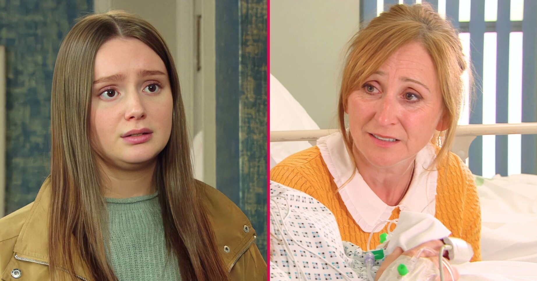 Sarah and Laurel in Emmerdale (Credit: ITV)