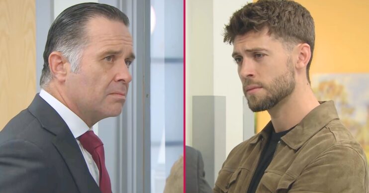 Joe and Graham in Emmerdale (Credit: ITV)