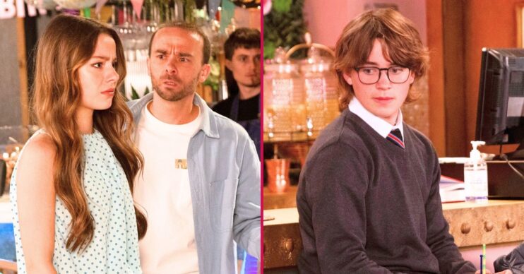 Lily, David and Sam in Coronation Street (Credit: ITV)