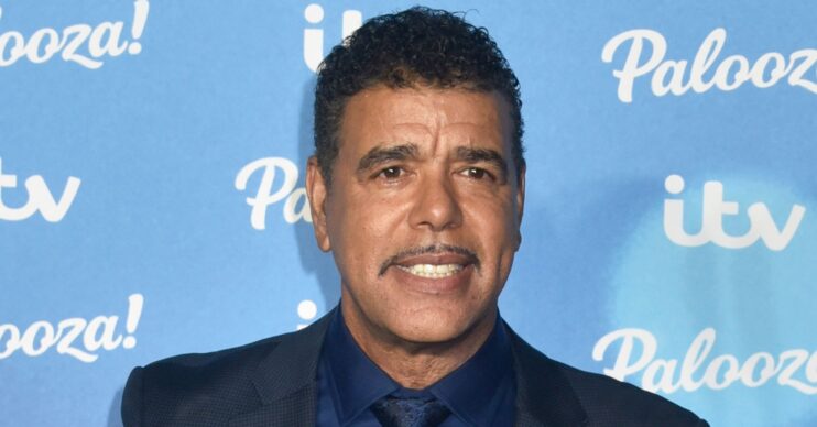 Chris Kamara on the red carpet