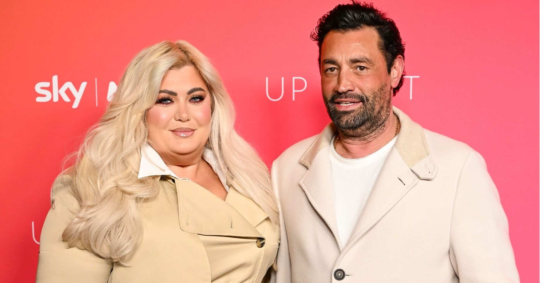Gemma Collins and Rami Hawash on the red carpet